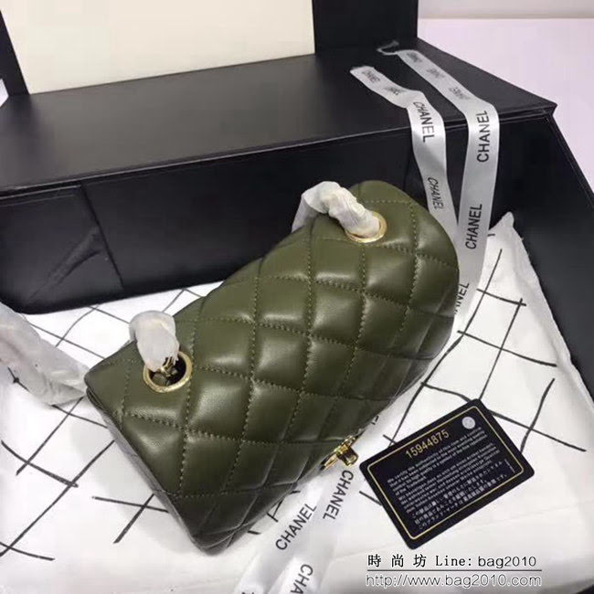 香奈兒CHANEL 升級版A1115進口小羊皮全新經典金銀鏈肩背斜挎包 DSC1178